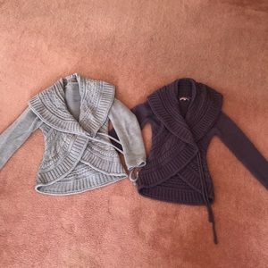 Shawl sweater bundle